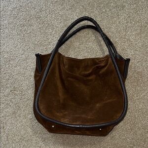 Genuine Suede Shoulder Bag